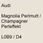 Preview: Audi, Magnolia Perlmutt / Champagner Perleffekt, L0B9 / D4.
